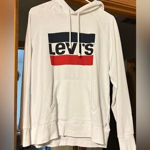 Levi's White Sweater Classic Design